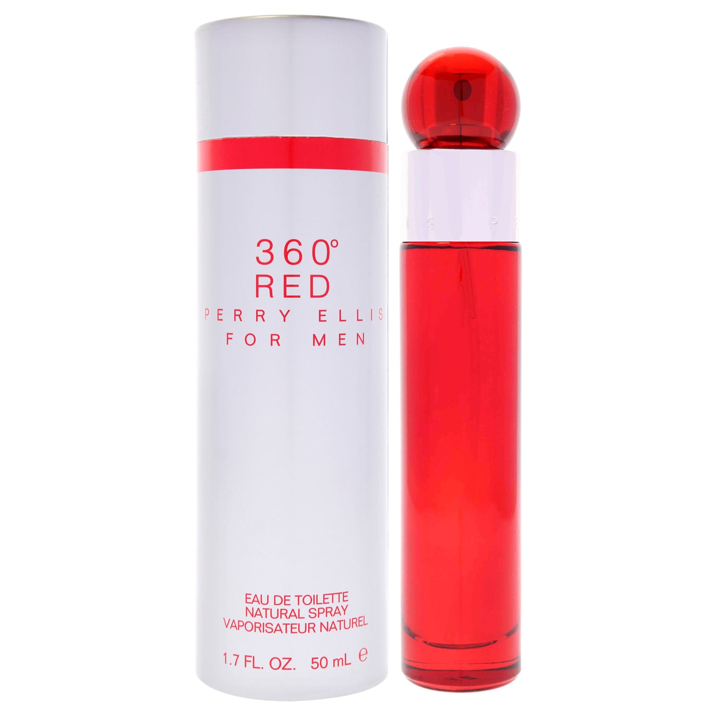 360 Red by Perry Ellis for Men - 1.7 oz EDT Spray