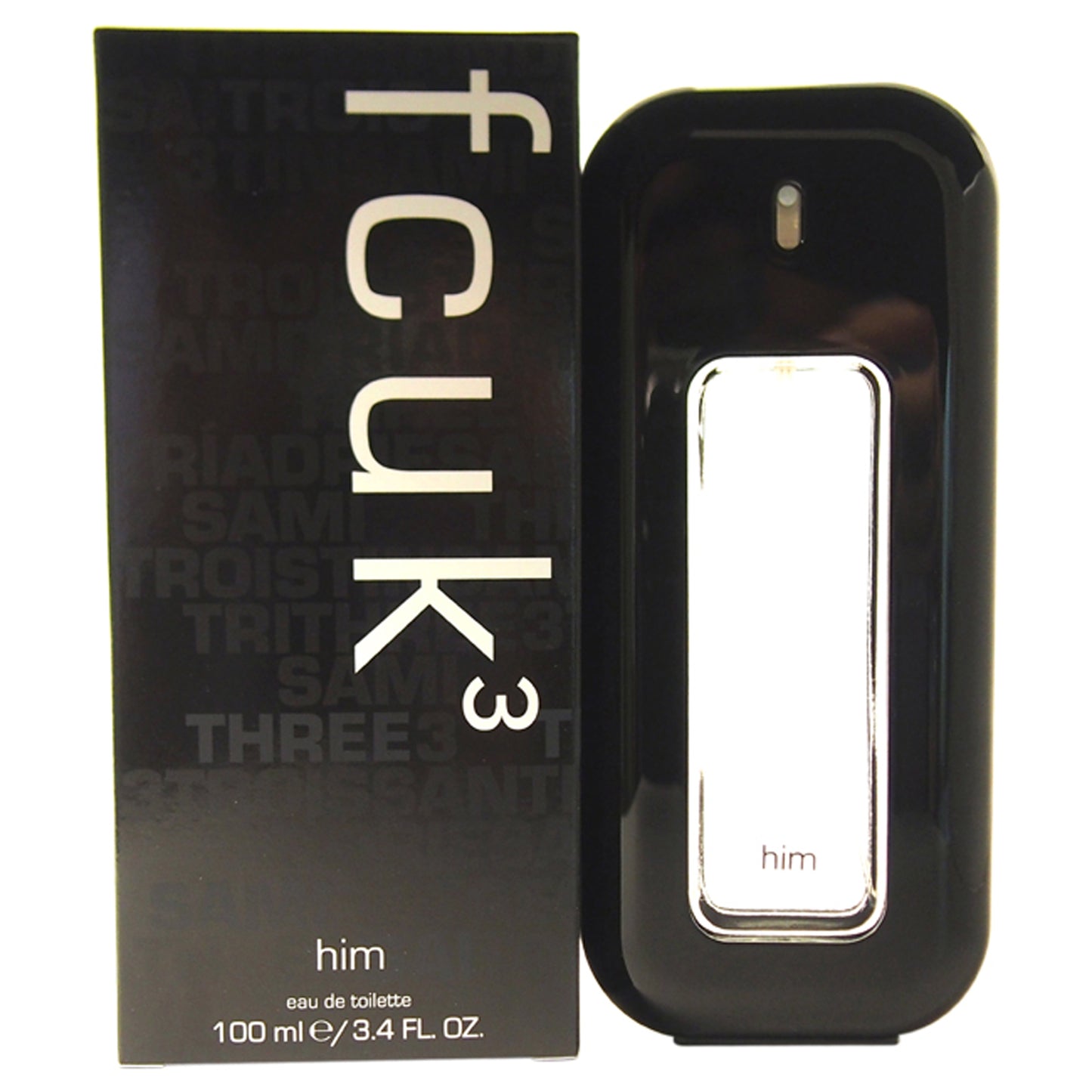 Fcuk 3 by French Connection for Men - 3.4 oz EDT Spray