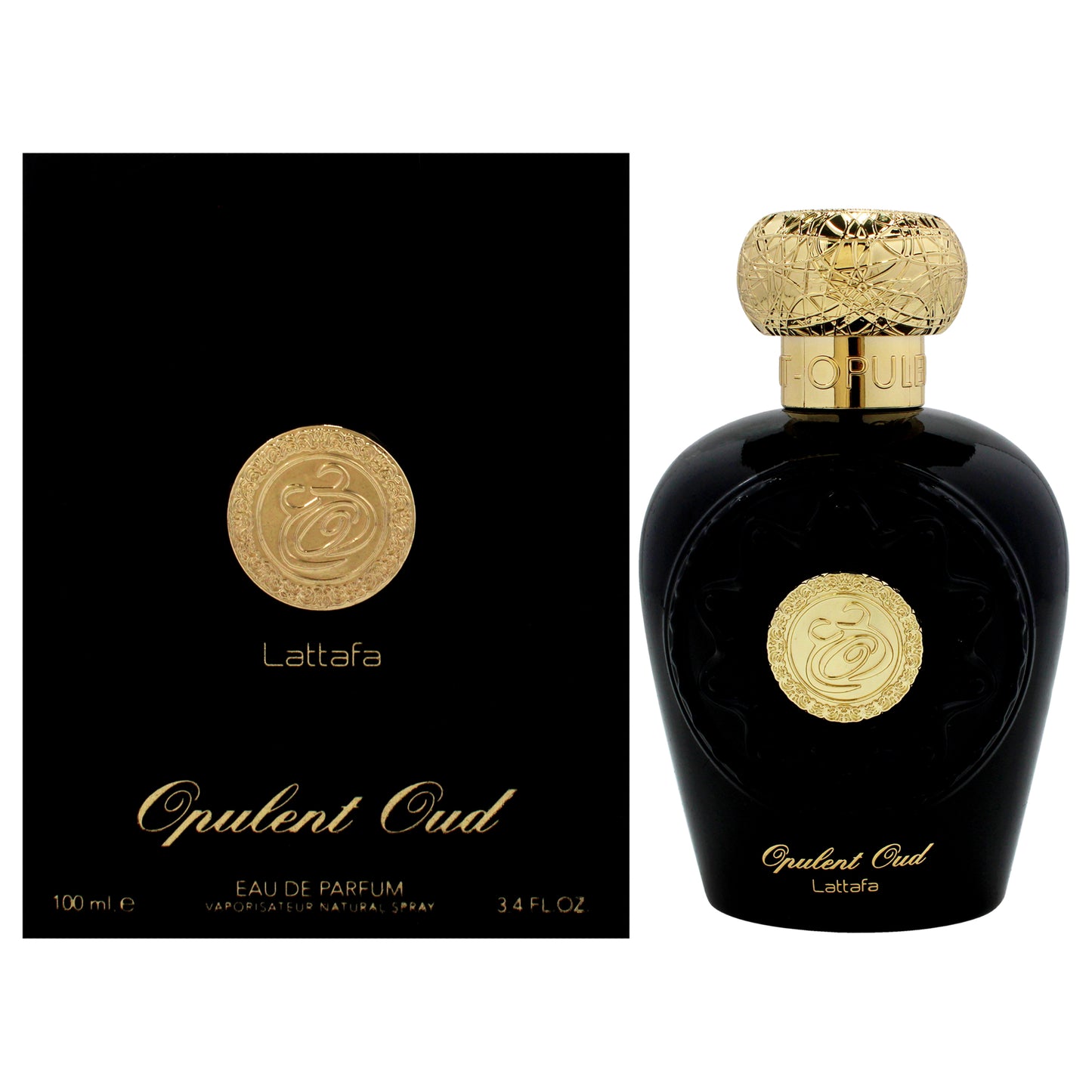Opulent - Oud by Lattafa for Unisex - 3.4 oz EDP Spray