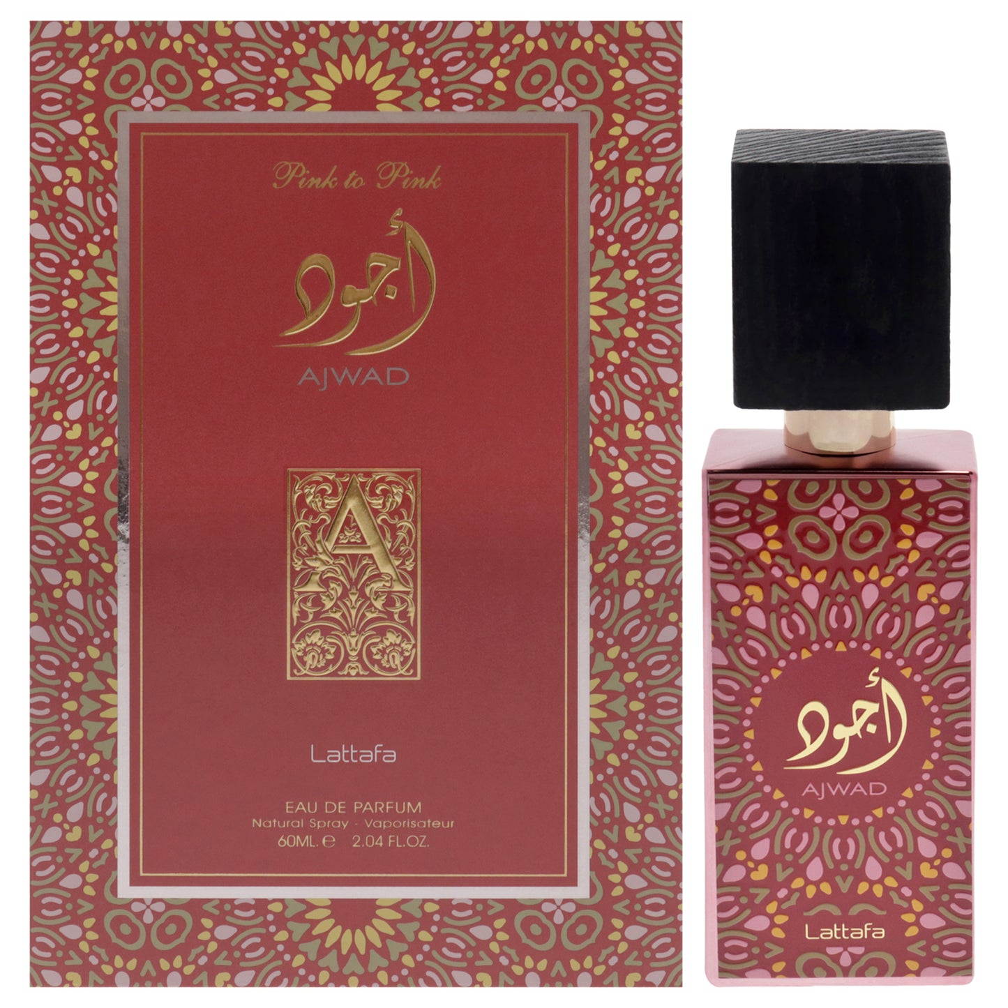 Ajwad - Pink To Pink by Lattafa for Women - 2.04 oz EDP Spray