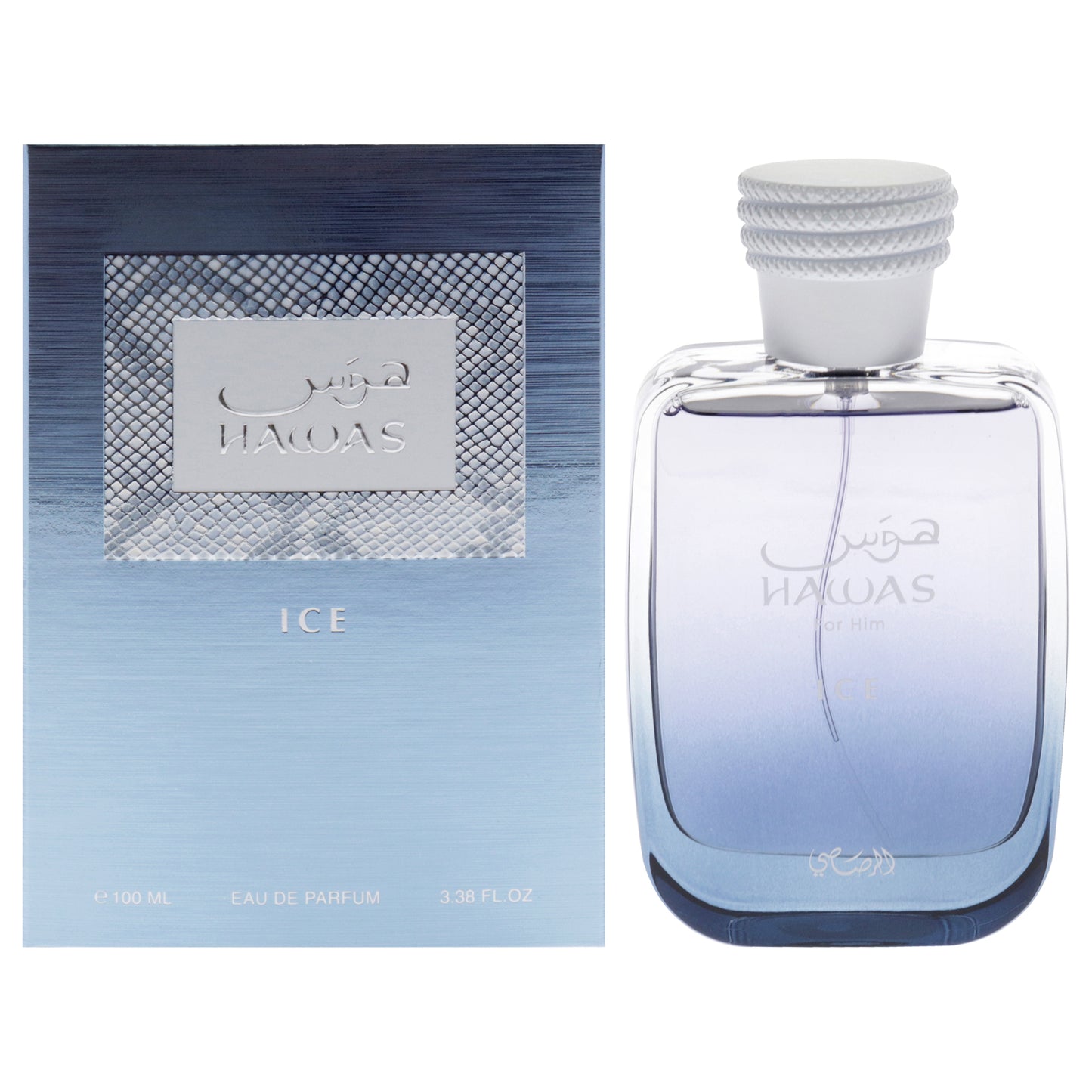 Hawas Ice by Rasasi for Men - 3.38 oz EDP Spray