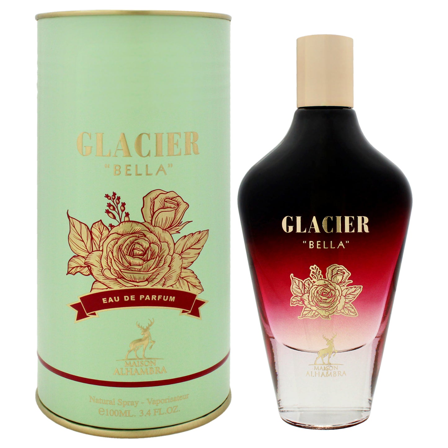 Glacier - Bella by Maison Alhambra for Unisex - 3.4 oz EDP Spray