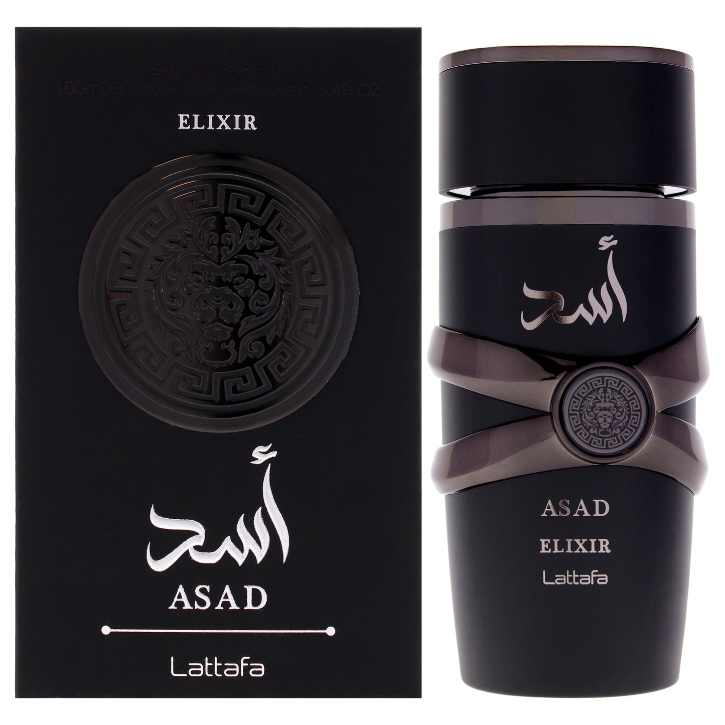 Asad Elixir by Lattafa for Men - 3.4 oz EDP Spray