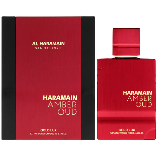 Amber Oud - Gold Lux by Al Haramain for Unisex - 3.4 oz Extrait De Parfum Spray