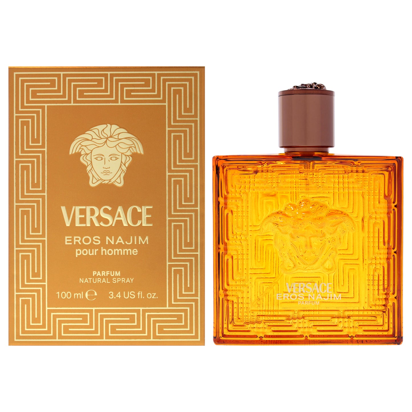 Eros Najim by Versace for Men - 3.4 oz Parfum Spray