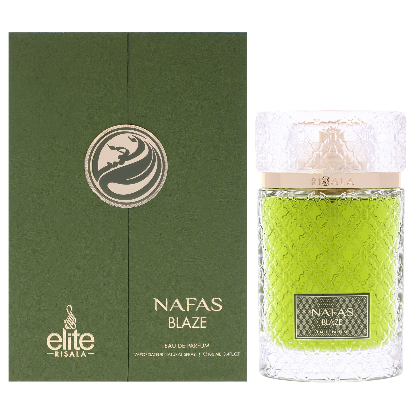 Elite - Nafas Blaze by Risala for Unisex - 3.4 oz EDP Spray
