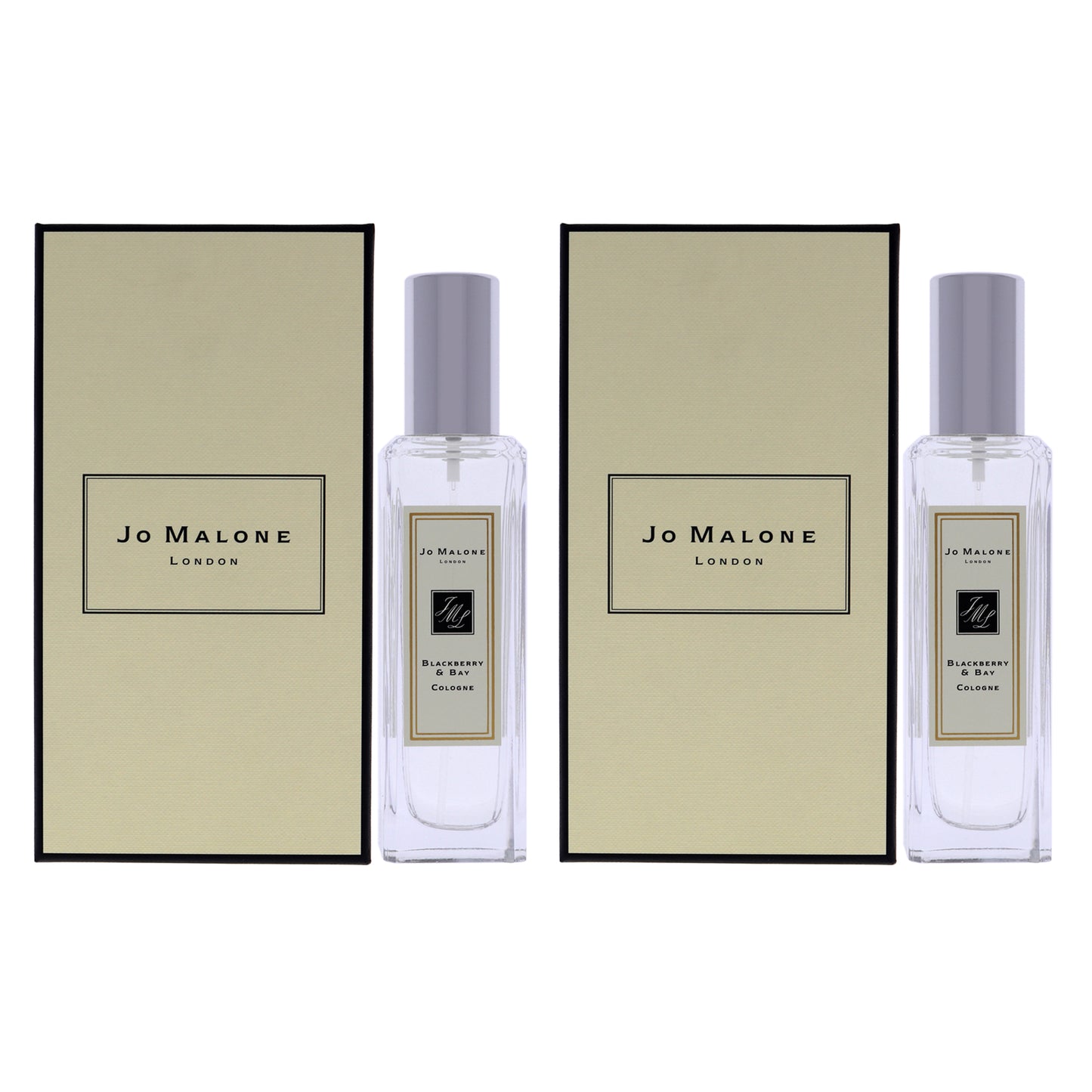 Blackberry and Bay by Jo Malone for Women - 1 oz Cologne Splash Spray - Pack of 2