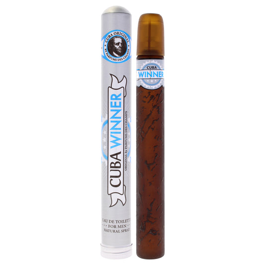 Cuba Winner by Cuba for Men - 1.17 oz EDT Spray