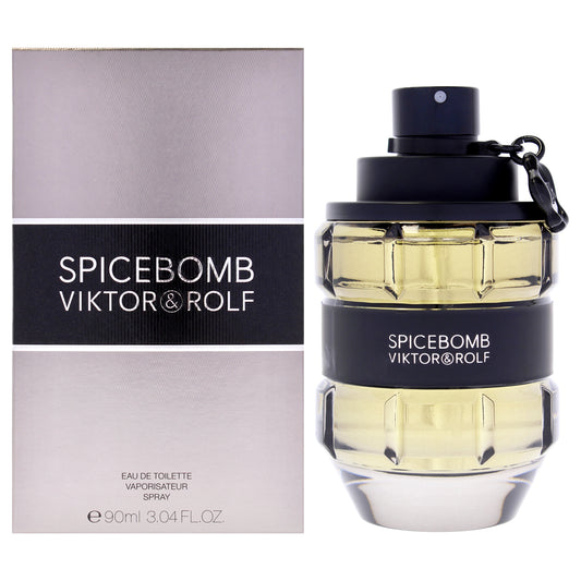 Spicebomb by Viktor and Rolf for Men - 3.04 oz EDT Spray