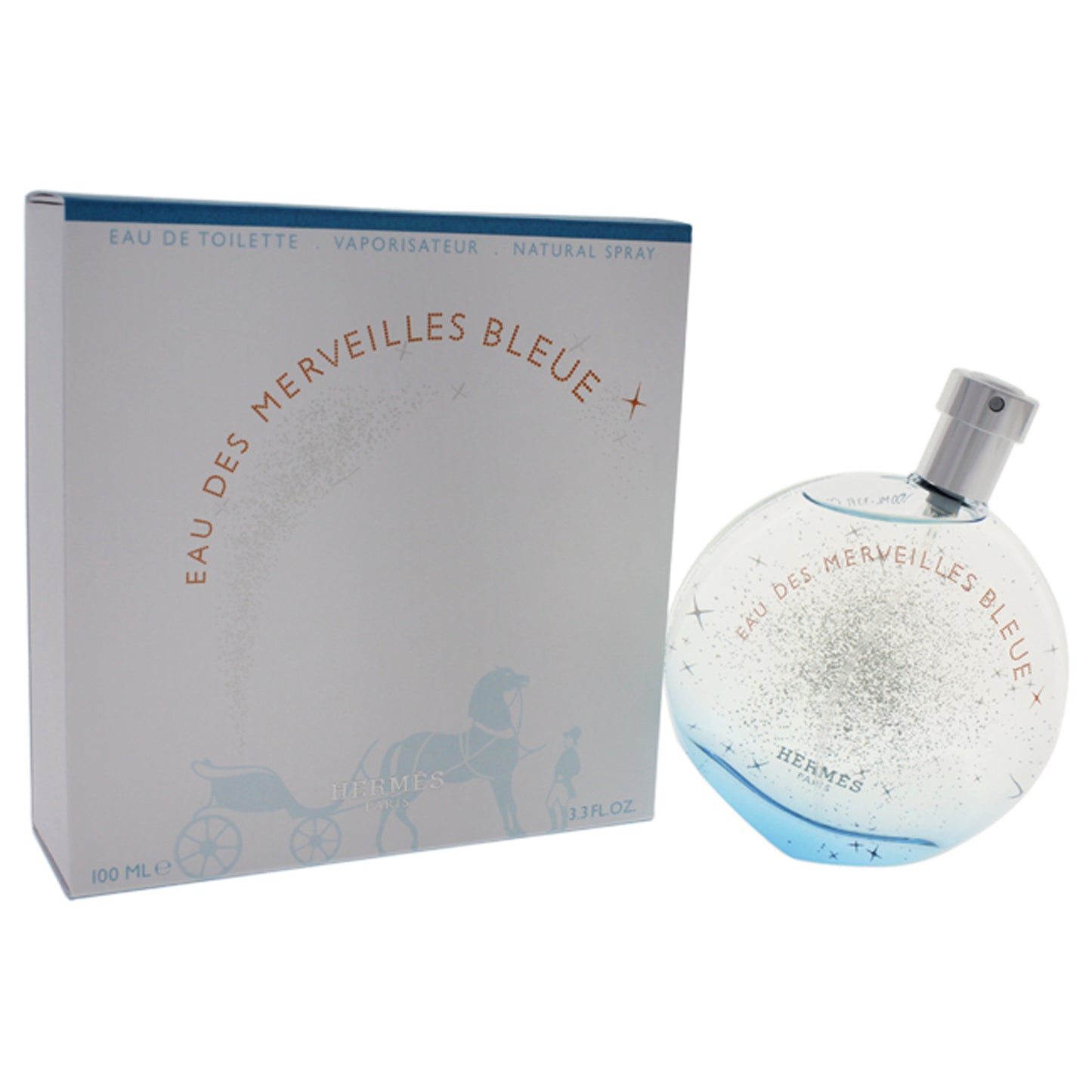 Eau Des Merveilles Bleue by Hermes for Women - 3.3 oz EDT Spray