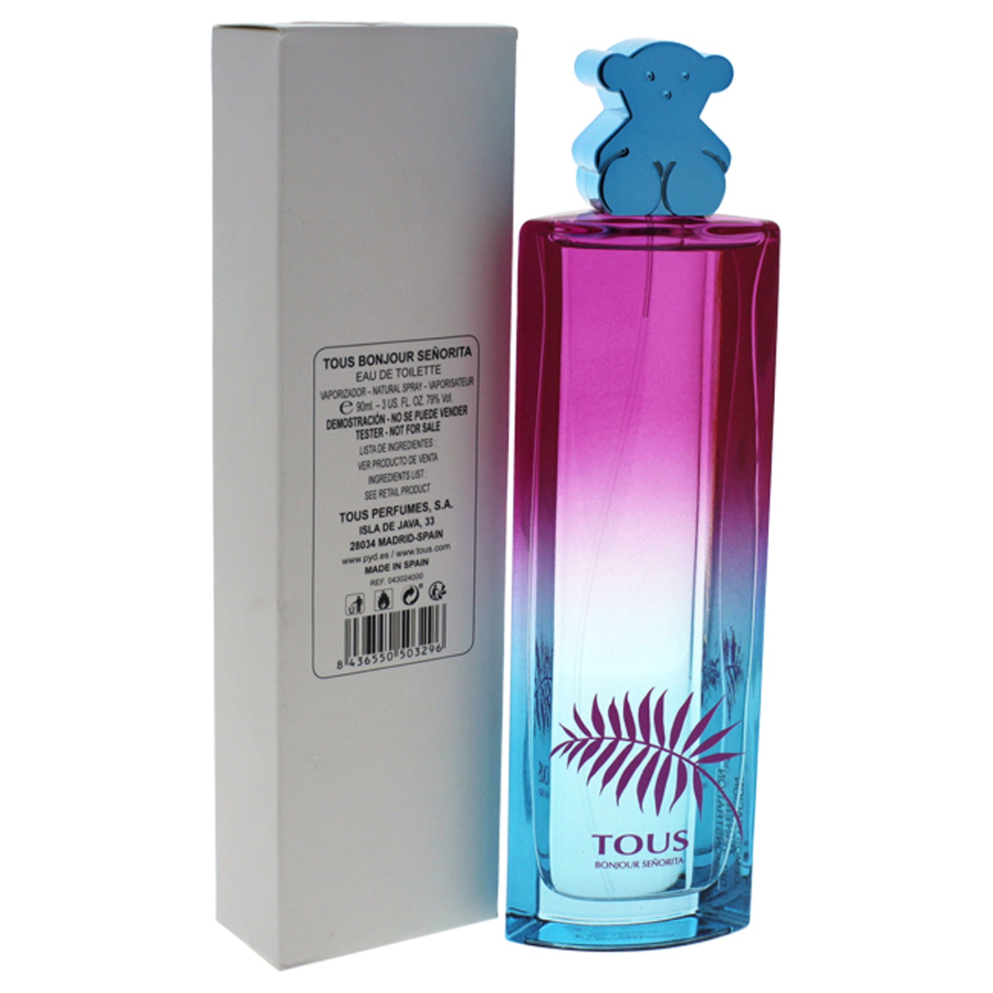 Tous Bonjour SeÂ±orita by Tous for Women - 3 oz EDT Spray