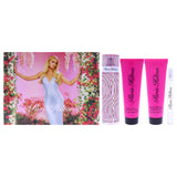 Paris Hilton by Paris Hilton for Women - 4 Pc Gift Set 3.4oz EDP Spray, 0.34oz EDP Spray (Mini), 3oz Body Lotion, 3oz Bath and Shower Gel