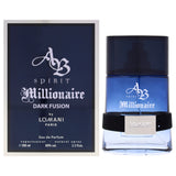 AB Spirit Millionaire Dark Fusion by Lomani for Men - 3.3 oz EDP Spray