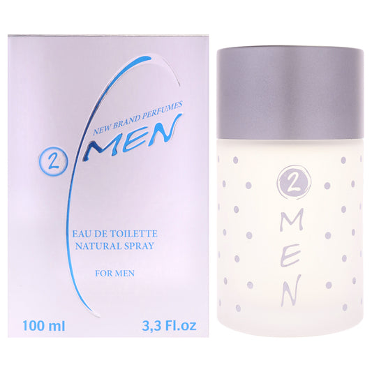 2 Men by New Brand for Men - 3.3 oz EDT Spray