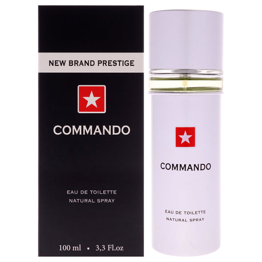 Commando by New Brand for Men - 3.3 oz EDT Spray