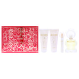 Moschino Toy 2 by Moschino for Women - 4 Pc Gift Set 3.4oz EDP Spray, 0.33oz EDP Spray (Mini), 3.4oz Body Lotion, 3.4oz Shower Gel