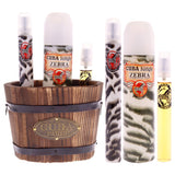 Cuba Jungle Zebra by Cuba for Women - 3 Pc Gift Set 3.3oz EDP Spray, 1.17oz EDP Spray, 0.5oz EDP Spray