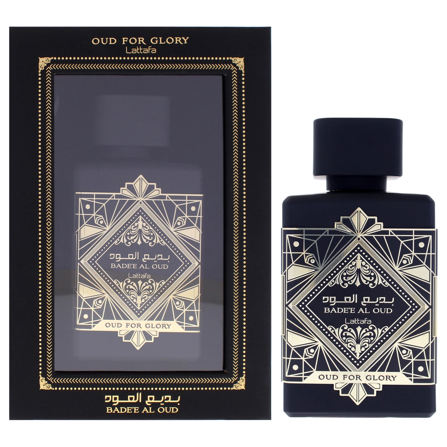 Badee Al Oud Collection - Oud For Glory by Lattafa for Unisex - 3.4 oz EDP Spray