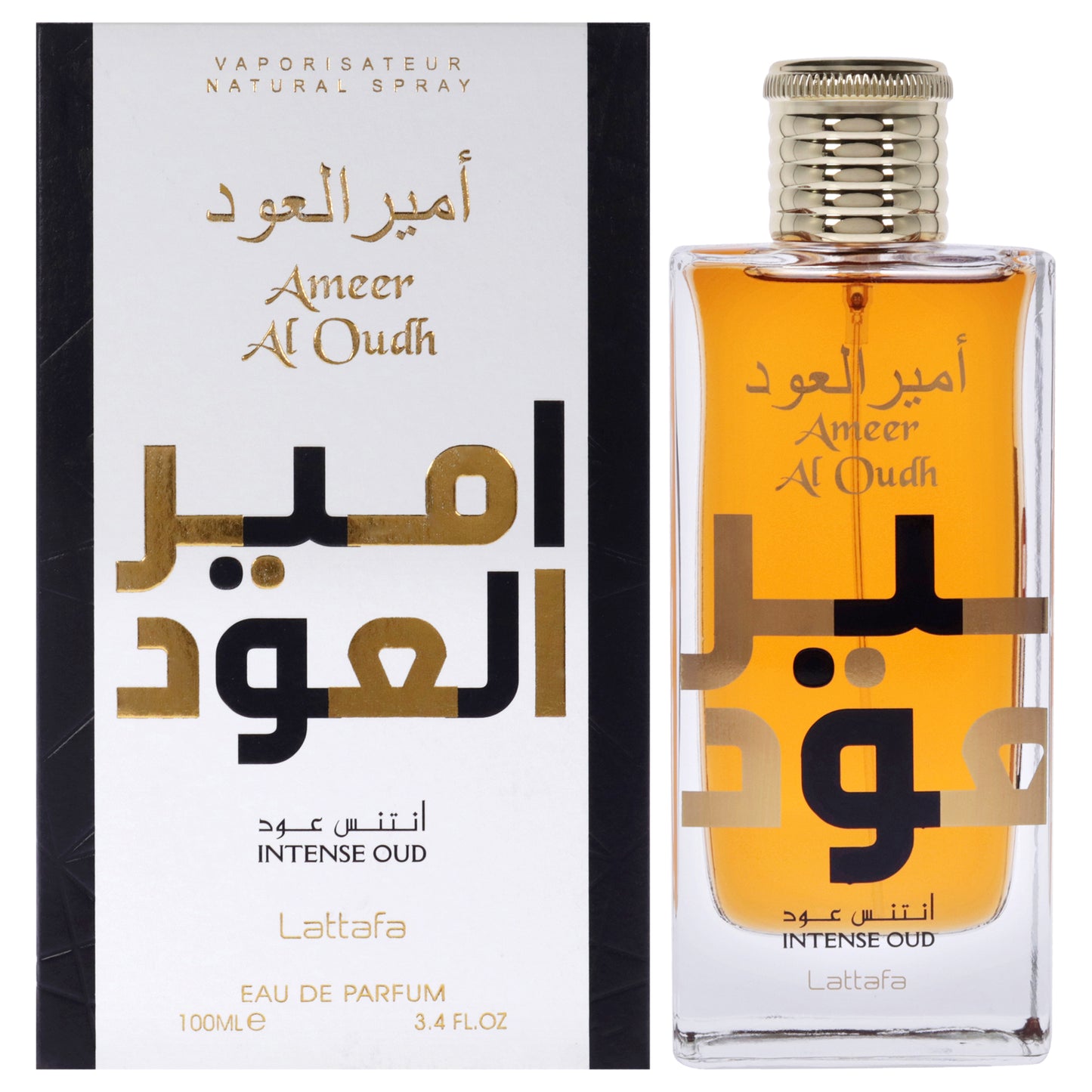 Ameer Al Oudh - Intense Oud by Lattafa for Men - 3.4 oz EDP Spray
