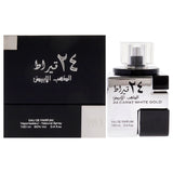 24 Carat - White Gold by Lattafa for Unisex - 3.4 oz EDP Spray