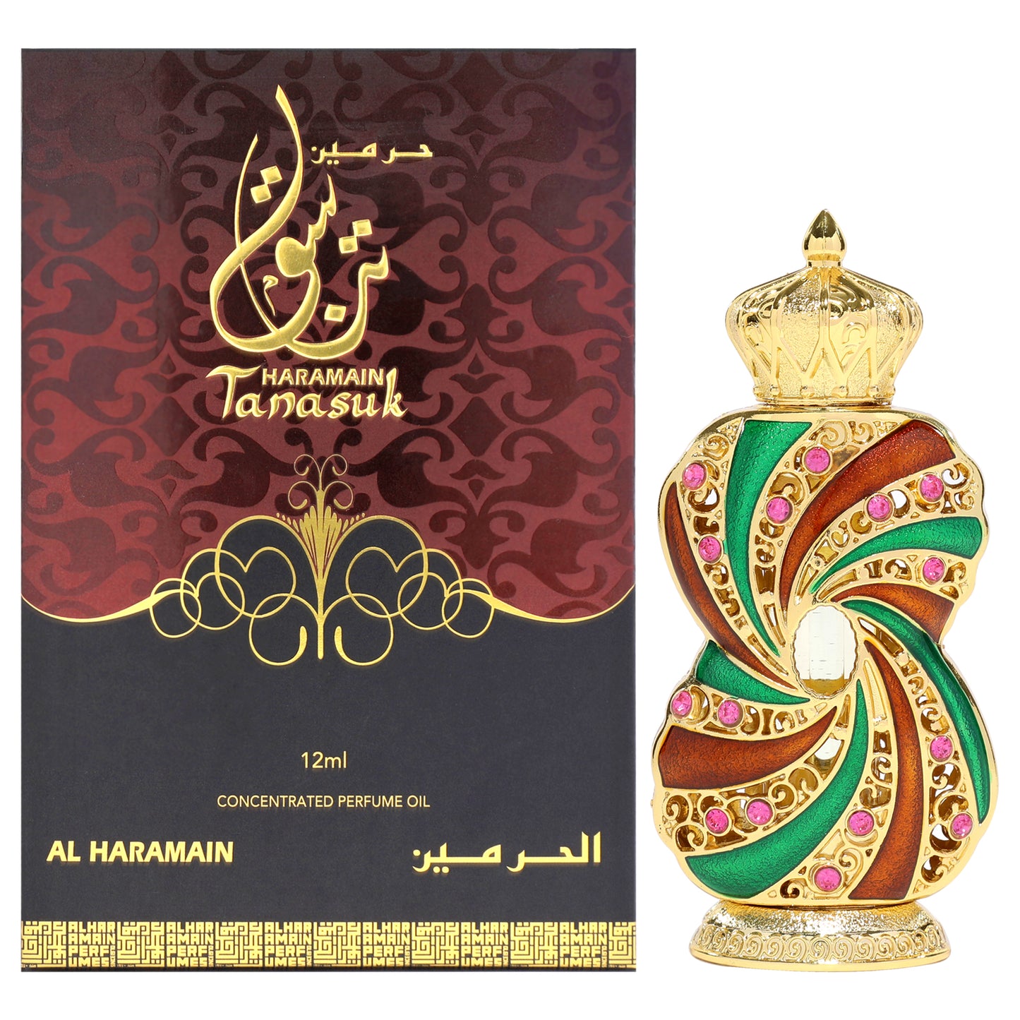 Tanasuk by Al Haramain for Unisex - 0.4 oz Concentrated Perfume Oil
