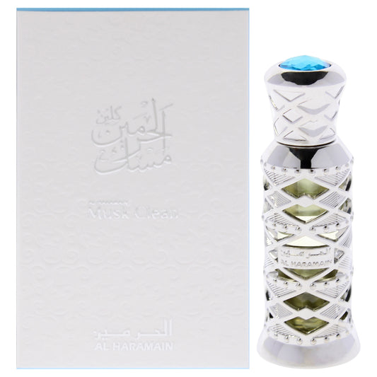 Musk - Clean by Al Haramain for Unisex - 0.37 oz Concentrated Perfume Oil
