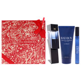 Bad Boy Cobalt Electrique by Carolina Herrera for Men - 3 Pc Gift Set 3.4oz EDP Spray, 0.34oz EDP Spray (Mini), 3.4oz Shower Gel