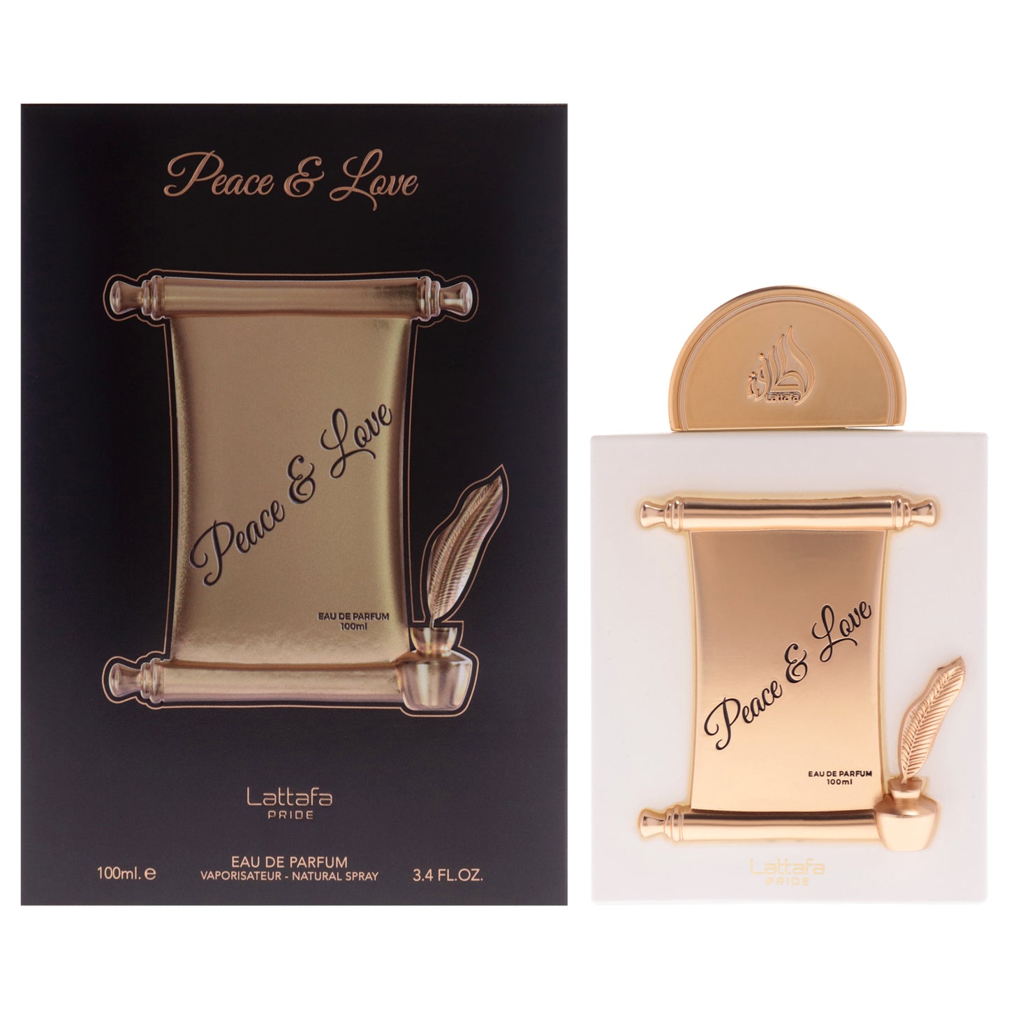 Pride - Peace and Love by Lattafa for Unisex - 3.4 oz EDP Spray