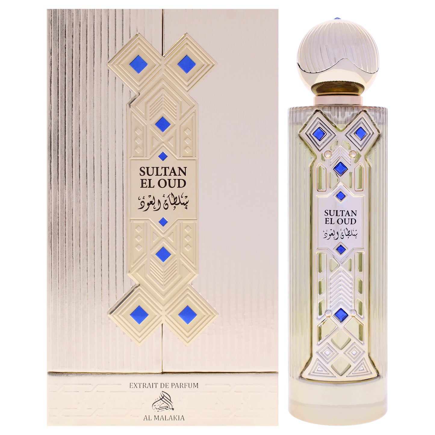 Sultan - El Oud by Al Malakia for Unisex - 3.3 oz Extrait De Parfum Spray
