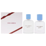 Light Blue by Dolce and Gabbana for Men - 2 Pc Gift Set 3.3oz EDT Spray, 1.7oz EDT Spray
