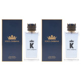 K by Dolce and Gabbana for Men - 3.3 oz EDT Spray - Pack of 2