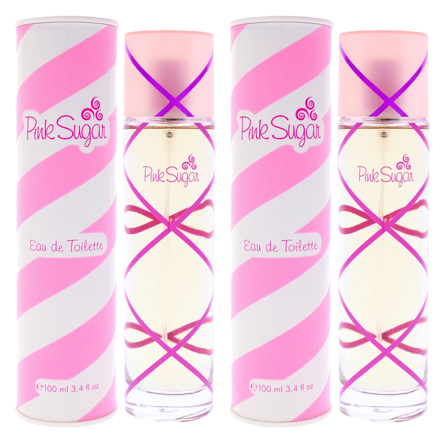 Pink Sugar by Aquolina for Women - 3.4 oz EDT Spray - Pack of 2