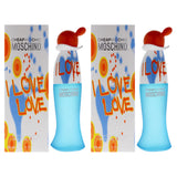 I Love Love Cheap and Chic by Moschino for Women - 1.7 oz EDT Spray - Pack of 2